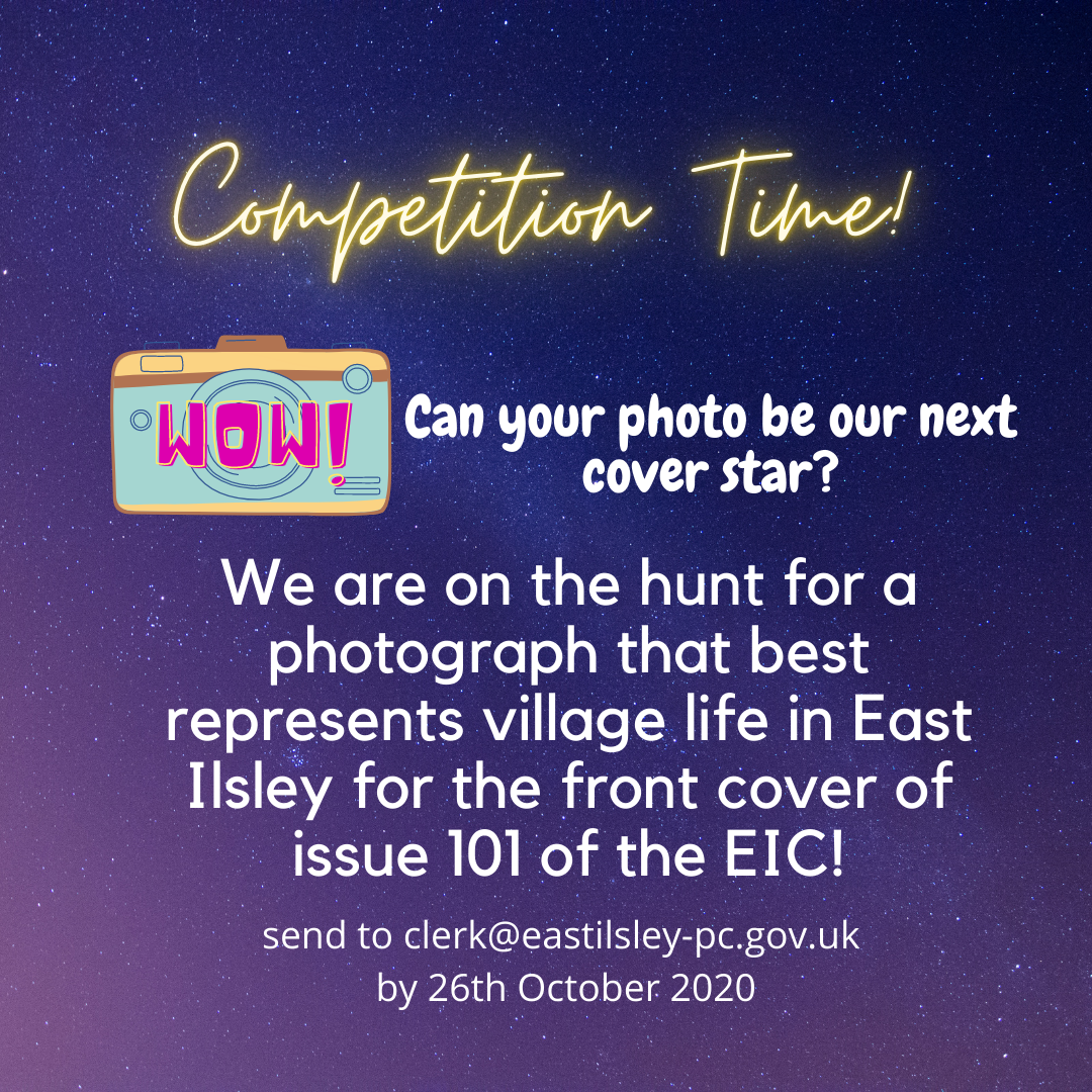 We are looking for a photograph that best represents village life in East Ilsley to be the cover photo for the next issue of the EIC.
